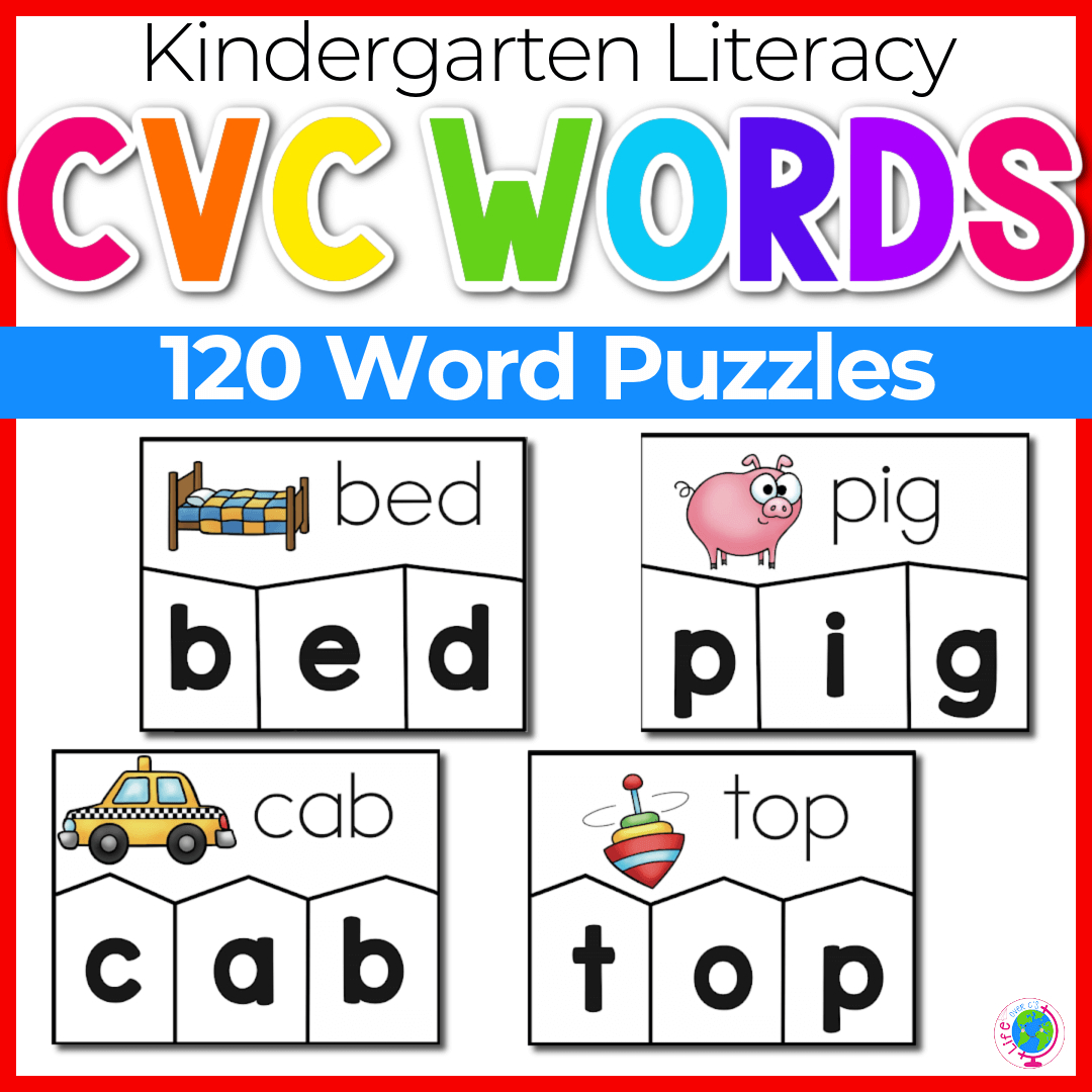 Cvc Word Family Puzzles - Life Over C&amp;#039;S inside Cvc Word Puzzles Free Printable