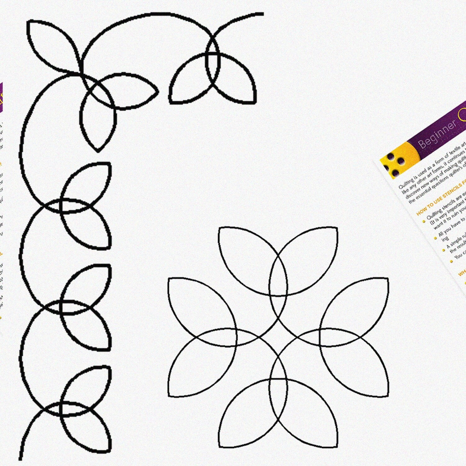Daisy Stencil Stencils For Quilting Free Pattern At Luca Glossop in Quilting Stencils Free Printable