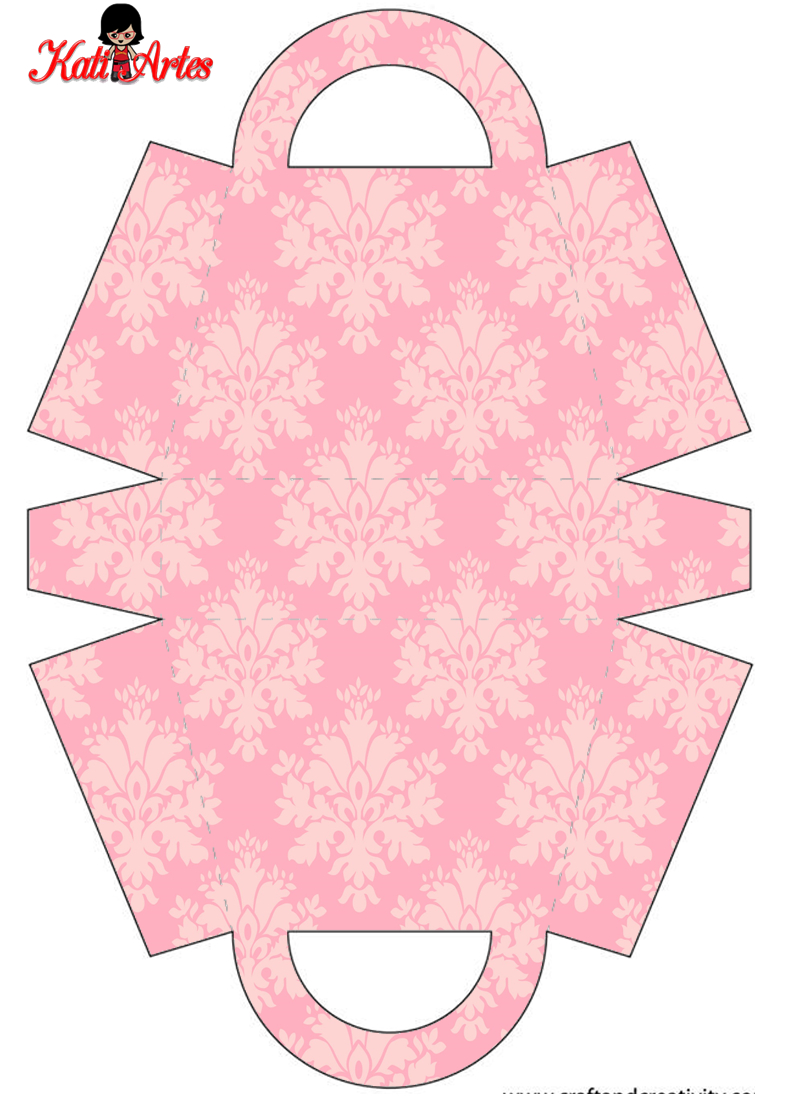 Damask: Free Printable Paper Purses. - Oh My Fiesta! In English throughout Free Printable Paper Purse Patterns