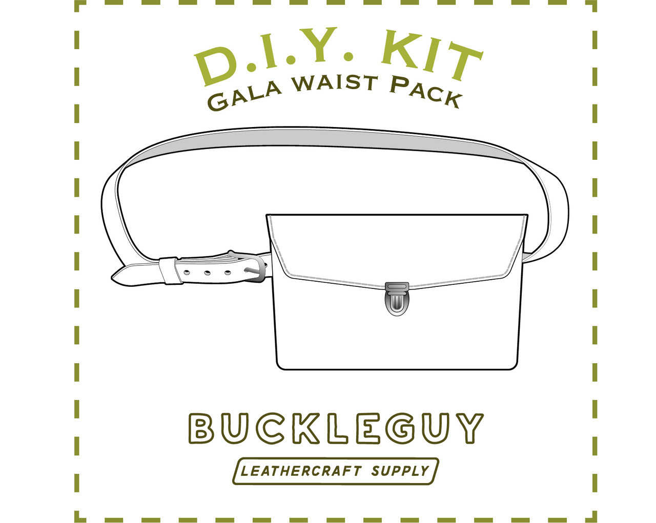 Danesh, Gala, Waist Bag Leather Pattern, Pdf Template - Buckleguy within Free Printable Fanny Pack Patterns