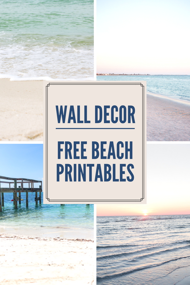 Decorating With Beach Photos - Free Printable Beach Wall Art inside Free Printable Beach Scenes