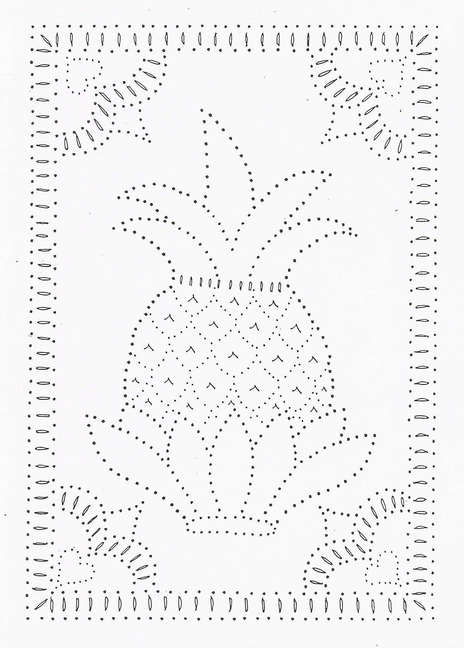 Discover 12 Candlewicking Ideas | Embroidery Patterns with Printable Punched Tin Stencils
