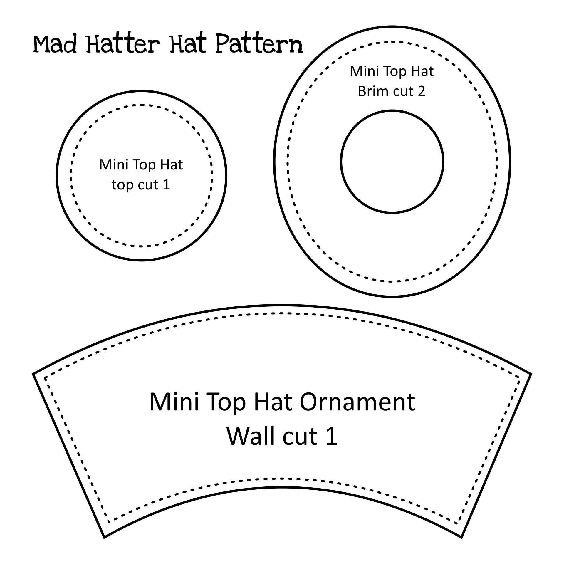 Discover 9 Diy Mad Hatter Hat Ideas On This Pinterest Board | Mad with regard to Top Hat Printable Pattern