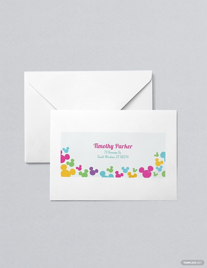 Disney Address Label Template In Photoshop, Word, Illustrator regarding Free Printable Disney Address Labels