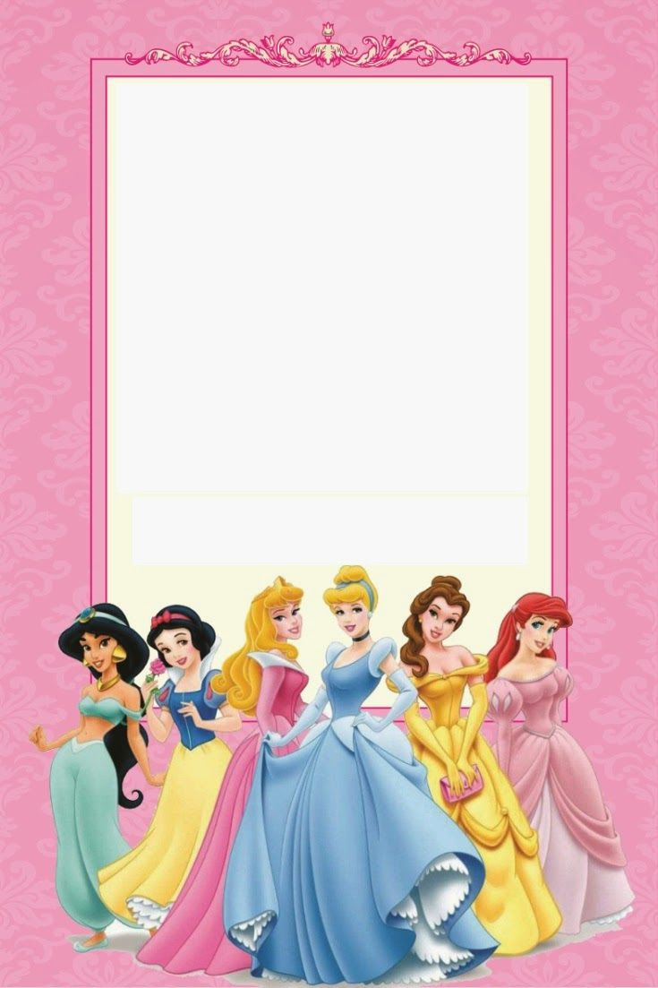 Disney Princess Cards - 7 Free Pdf Printables | Printablee regarding Disney Free Printable Birthday Cards