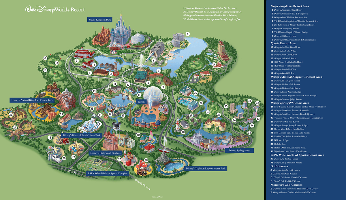 Disney World Maps - With Magic Kingdom Map pertaining to Free Printable Magic Kingdom Map