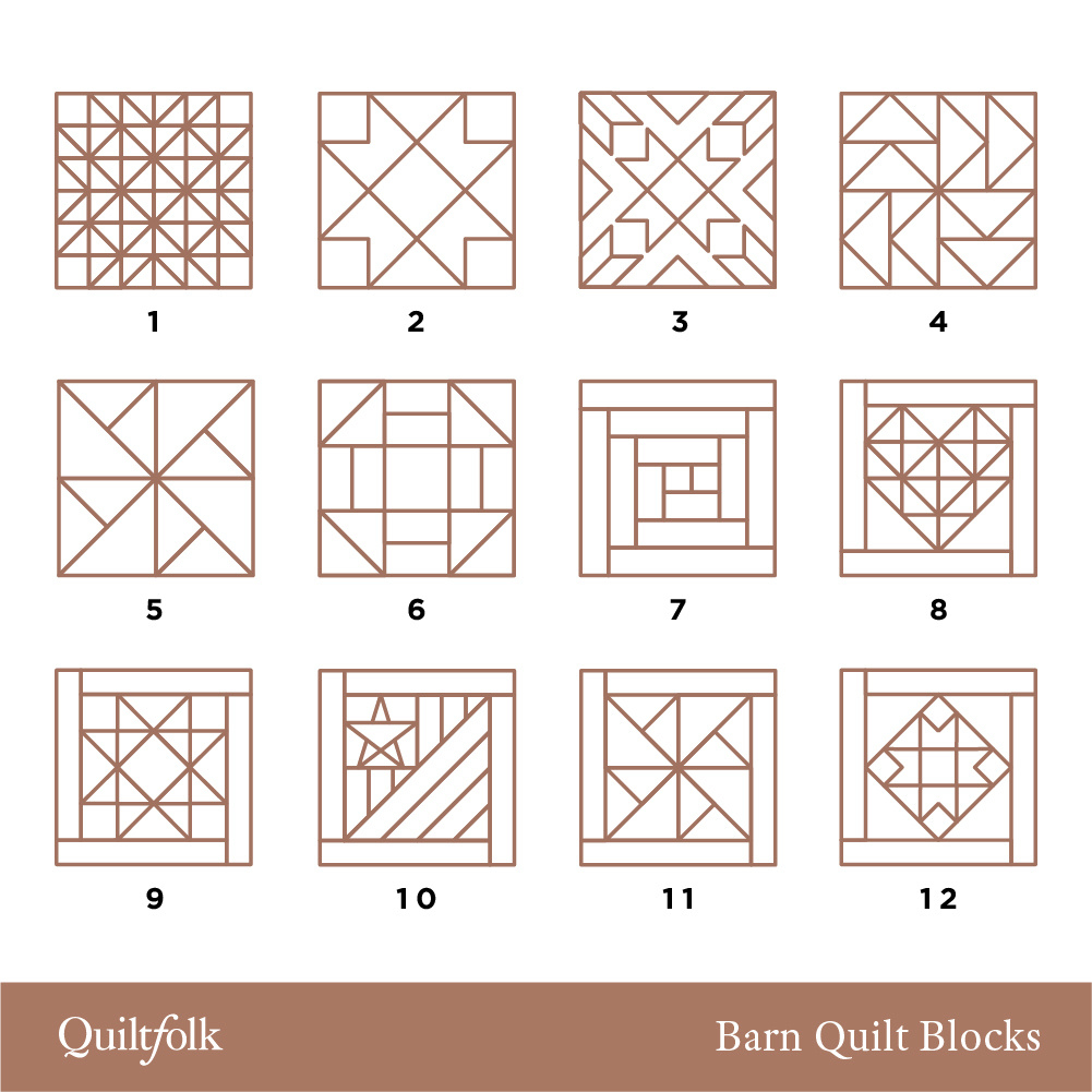 Diy Barn Quilt - Quiltfolk within Free Printable Barn Quilt Patterns to Download