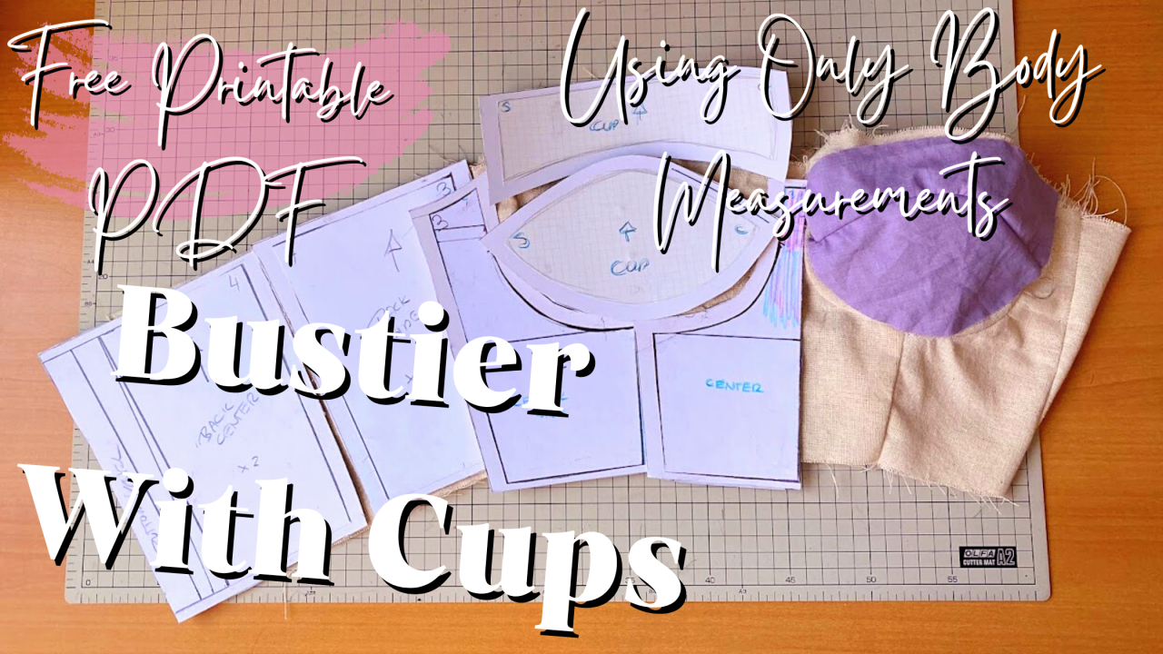 Diy Bustier Top | Free Printable Pattern - Anielskaaniela regarding Free Printable Corset Top Pattern