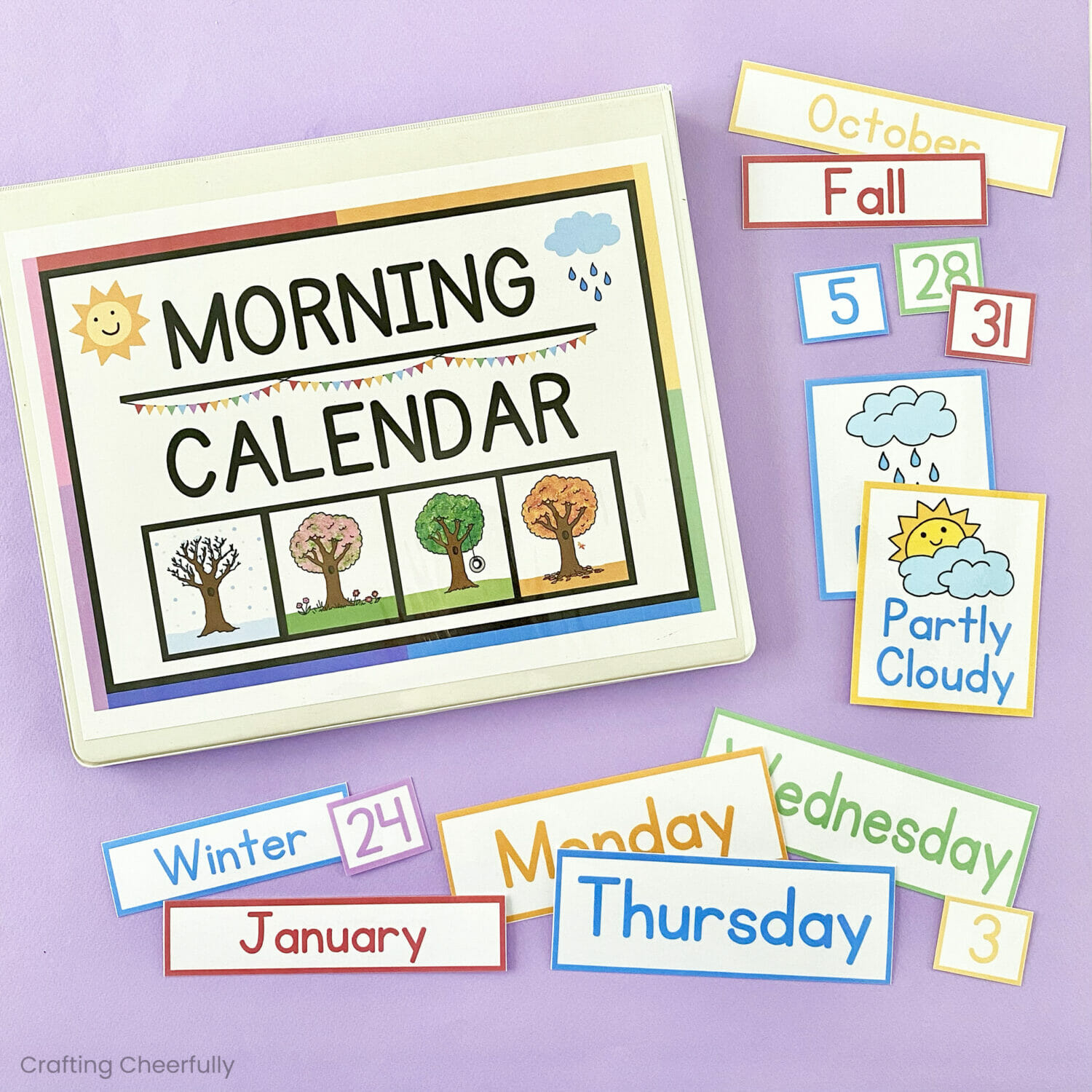 Diy Calendar Busy Book - Crafting Cheerfully with Free Busy Binder Printables