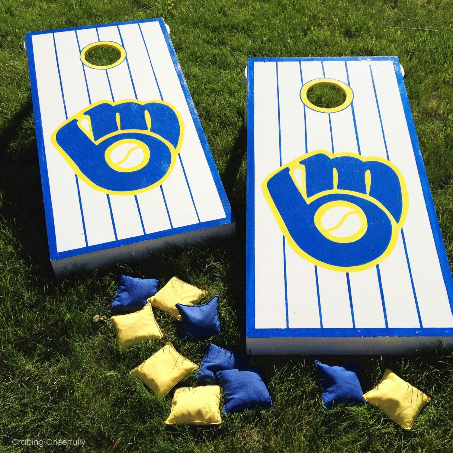 Diy Collapsible Cornhole Boards With Stenciled Design - Crafting with regard to Free Printable Stencils For Cornhole Boards