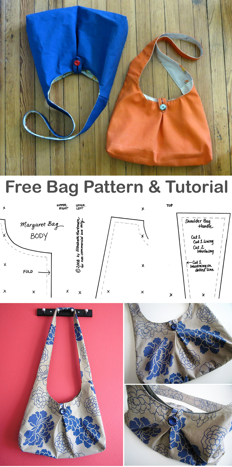 Diy Crossbody Sling Bag Tutorial ~ Diy Tutorial Ideas! in Printable Cross Body Bag Pattern