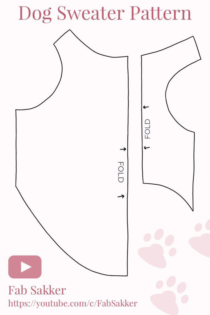 Diy Dog Sweater Tutorial + Free Pattern intended for Free Printable Chihuahua Clothes Patterns