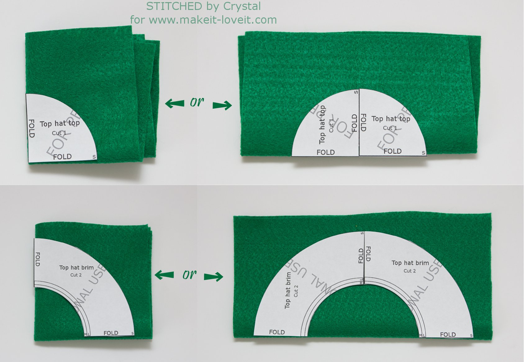 Diy Fabric Top Hatwith Free Pattern | Make It &amp;amp; Love It inside Top Hat Printable Pattern