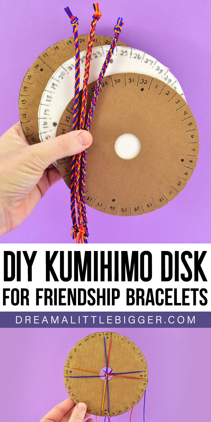 Diy Kumihimo Disk To Make Friendship Bracelets ⋆ Dream A Little in Free Kumihimo Disk Template