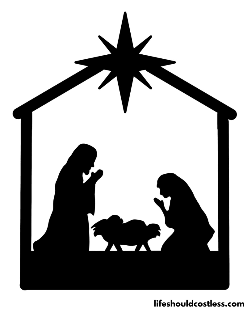 Diy Outdoor Nativity Scene (Free Printable Pdf Template) - Life with regard to Free Printable Nativity Patterns