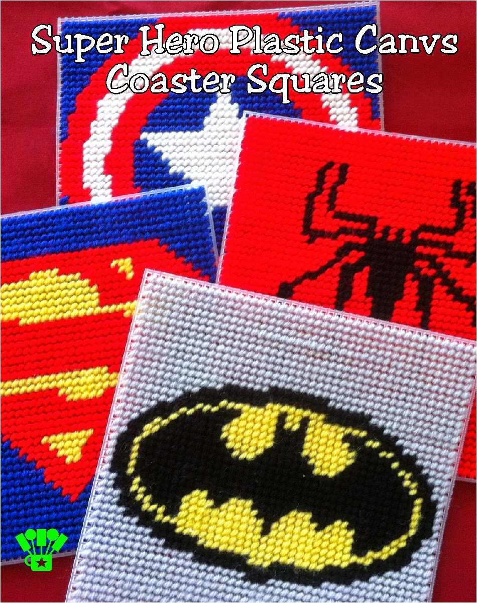 Diy Party Mom: Super Hero Coaster Plastic Canvas Pattern intended for Printable Free Plastic Canvas Patterns