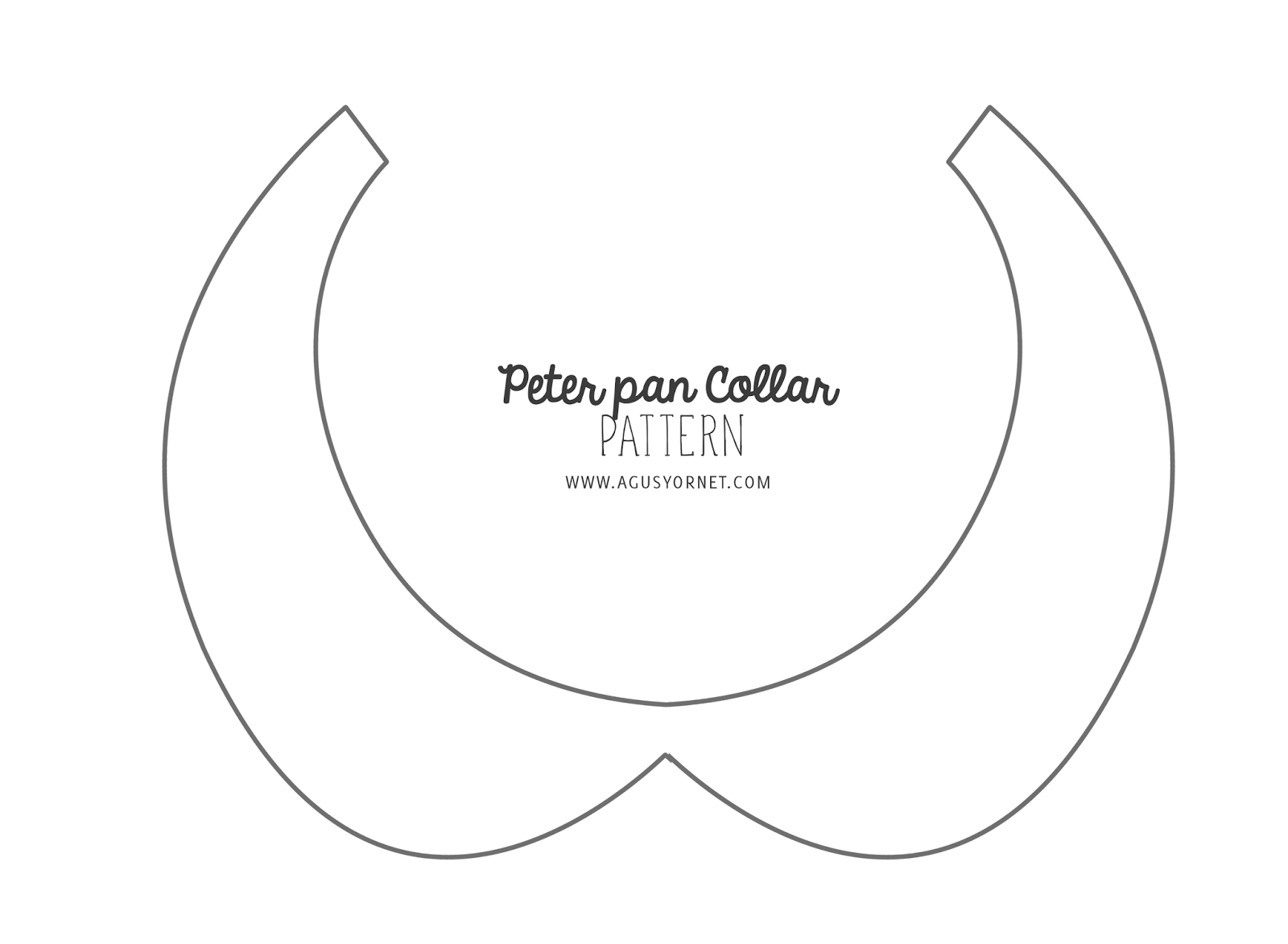 Diy Peter Pan Collar | Agus Yornet Blog in Peter Pan Collar Printable Pattern