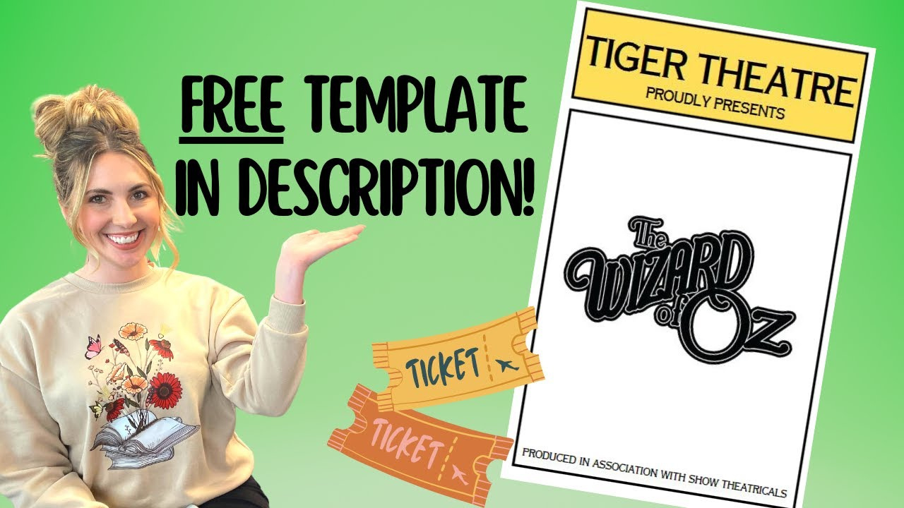 Diy Playbill Using Canva | Free Playbill Template Fast And Easy for Playbill Template Free