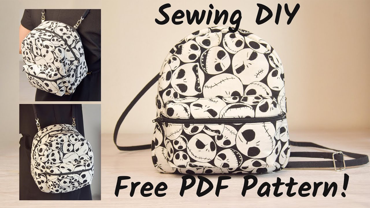 Diy Tiny Multi-Way Handles Backpack | Sewing Tutorial And Free Pdf Pattern regarding Free Printable Backpack Patterns