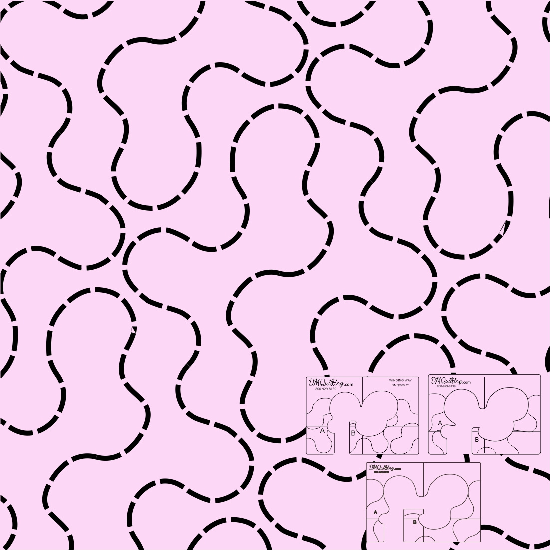 Dm Quilting – Winding Way Templates | Sew Steady for Free Printable Stippling Patterns