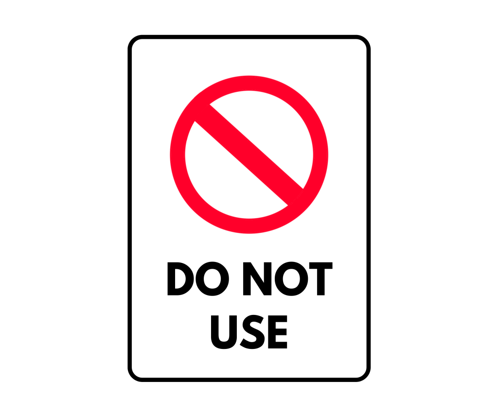 Do Not Use Sign: Printable Templates (Free Pdf Downloads) within Free Printable Do Not Use Signs