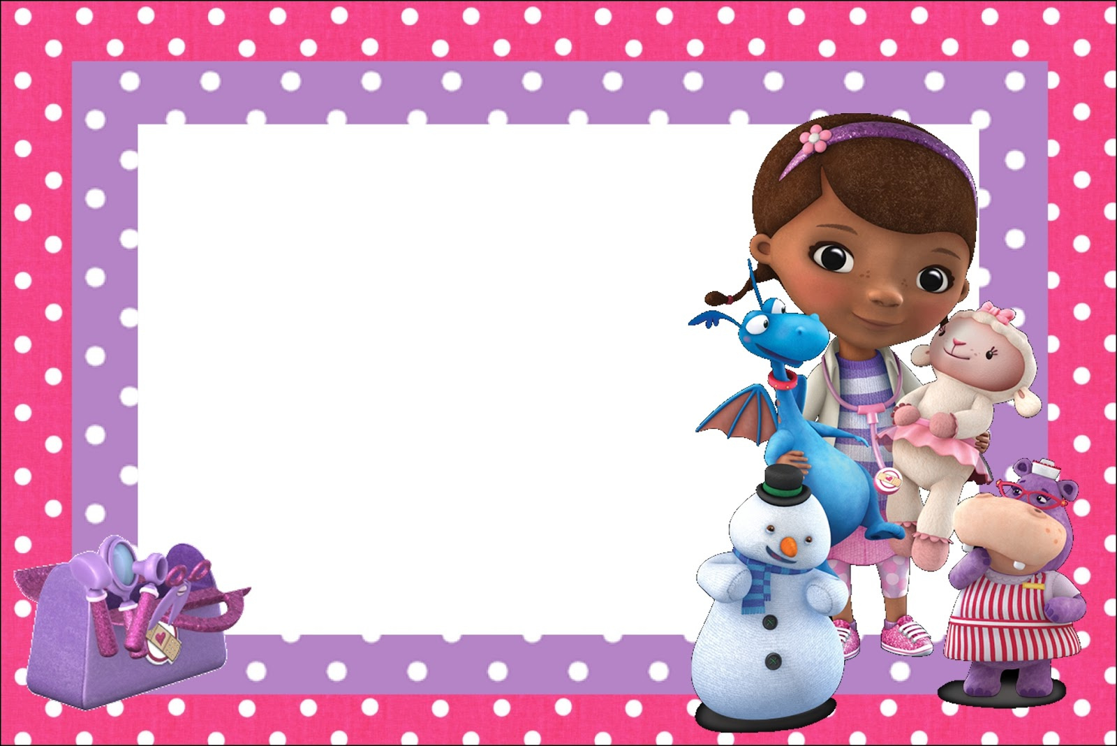 Doc Mcstuffins: Free Printable Invitations. - Oh My Fiesta! In English regarding Doc Mcstuffins Free Templates