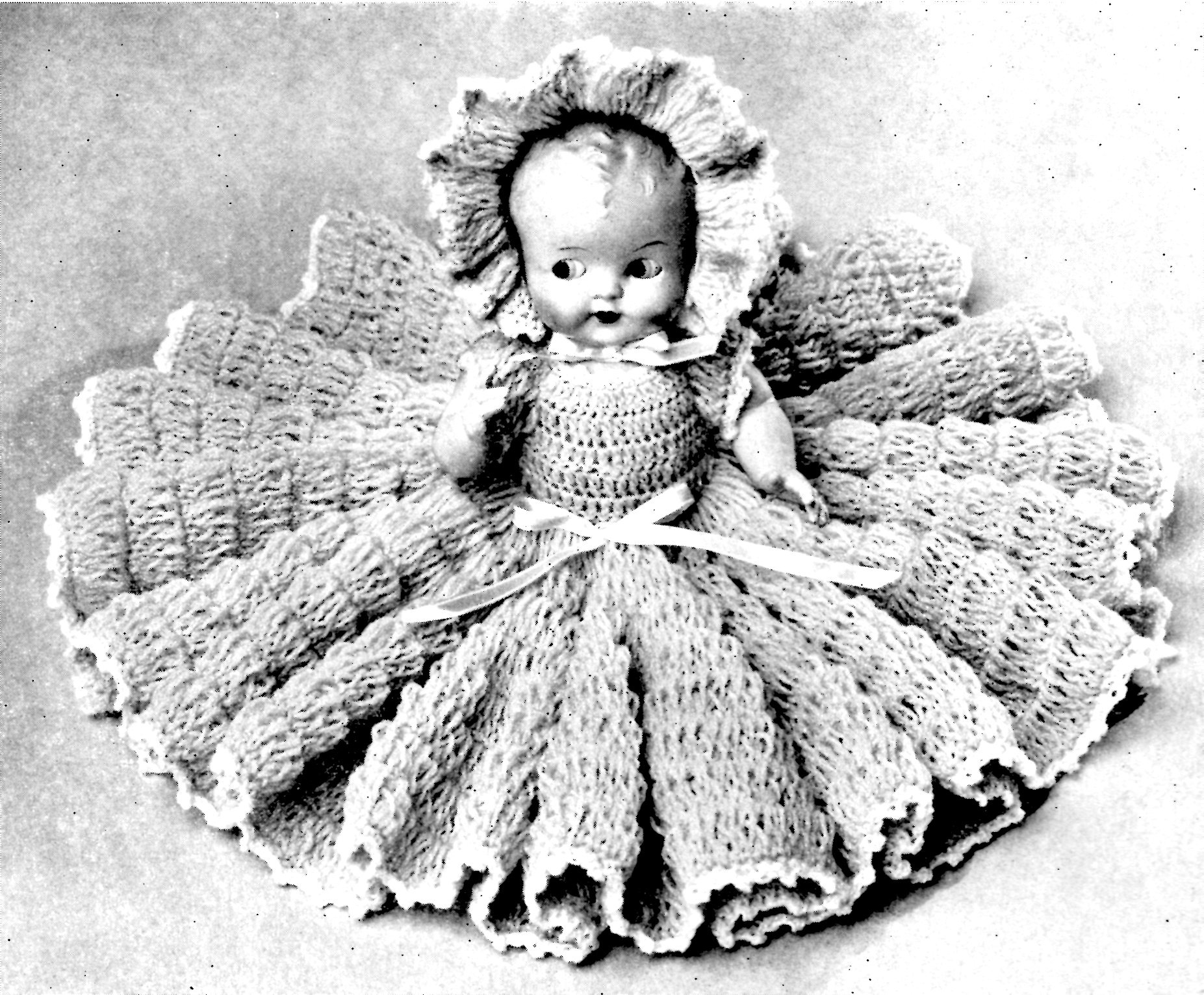 Doreen Doll Pattern 262 Crochet Bed Pillow Doll - Vintage Crafts pertaining to Free Printable Crochet Bed Doll Patterns
