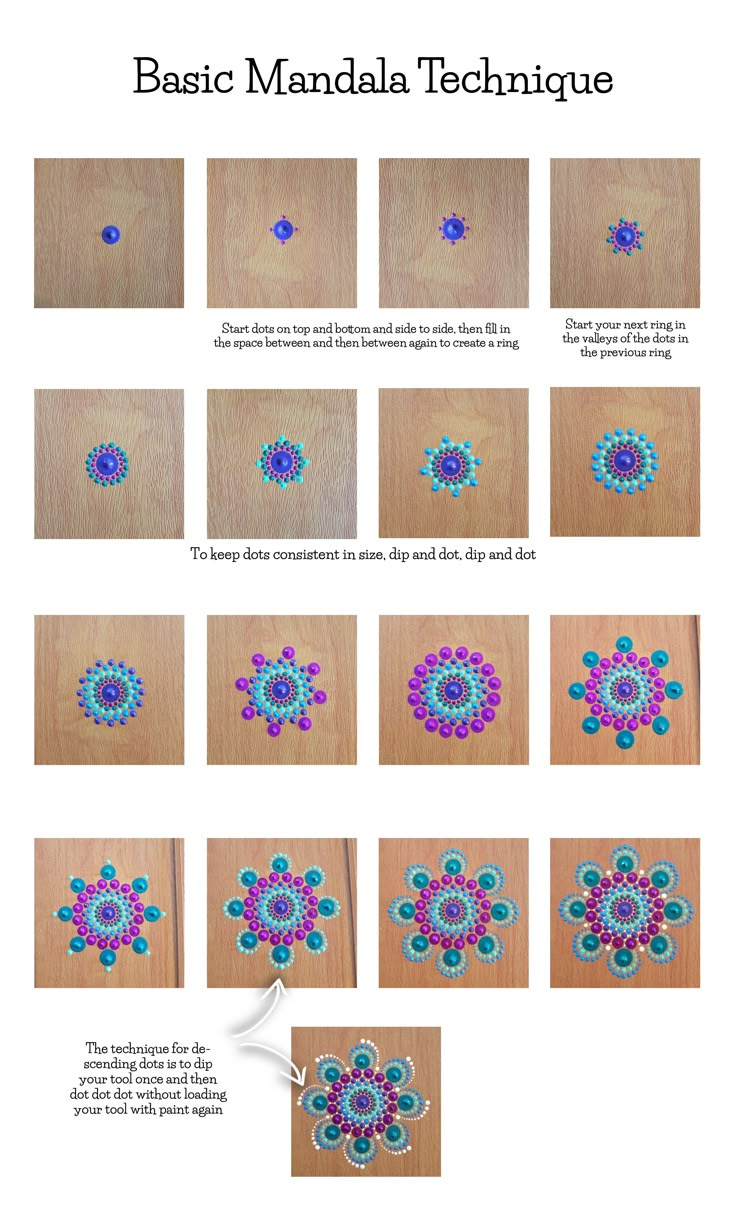 Dot Painting 101 – 6 Pro Tips For Beginners inside Step By Step Free Printable Dot Mandala Patterns