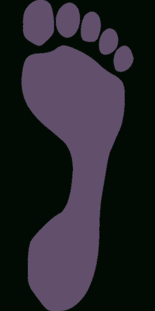 Download Foot, Footprint, Print. Royalty-Free Vector Graphic - Pixabay intended for Footprints Printable Free