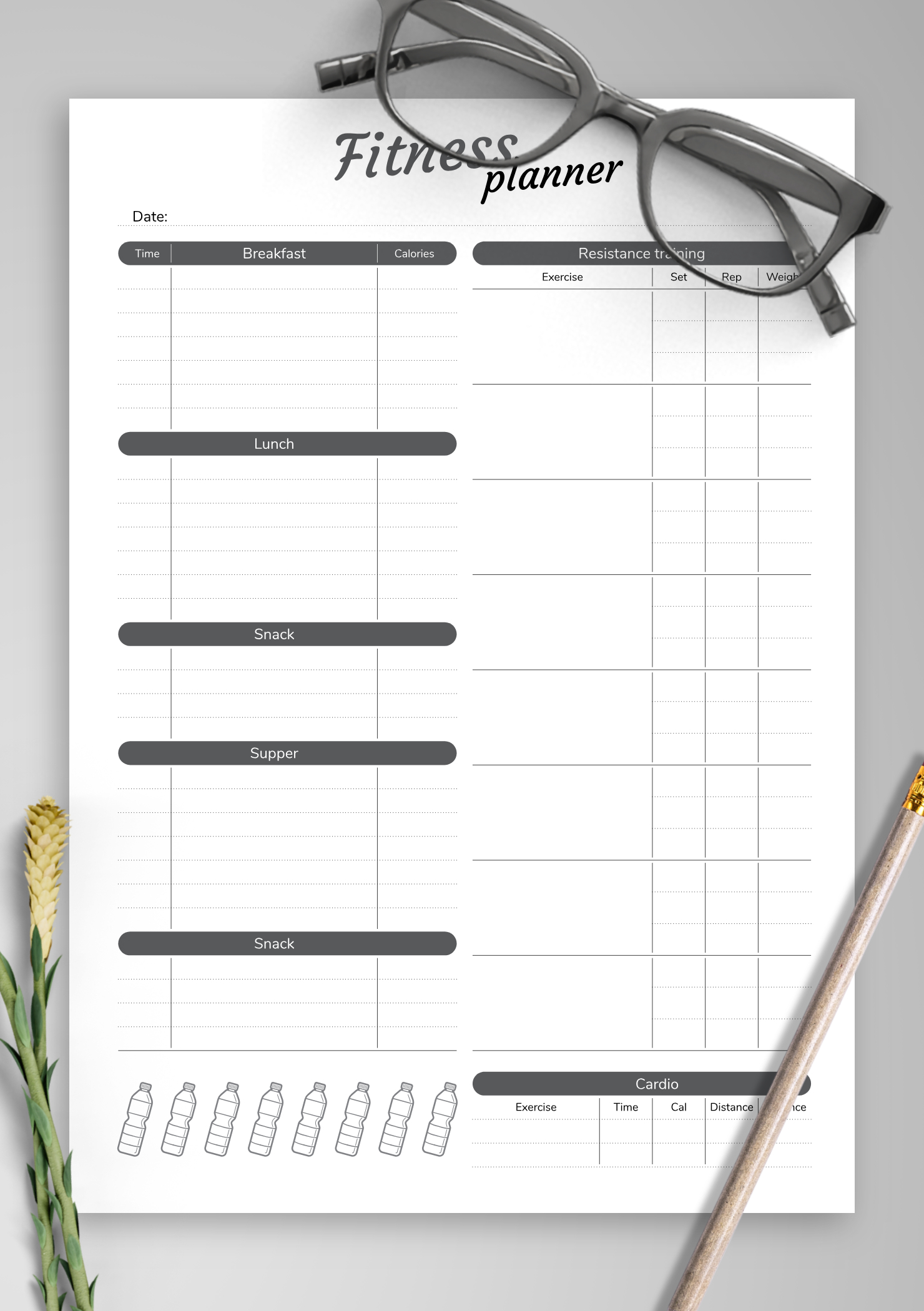 Download Printable Complex Fitness Template Pdf throughout Strength And Conditioning Template Download Free