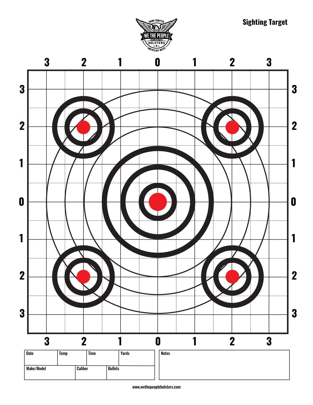 Downloadable Targets | Free Shooting Targets | Printable Targets with Free Printable 22 Rifle Targets