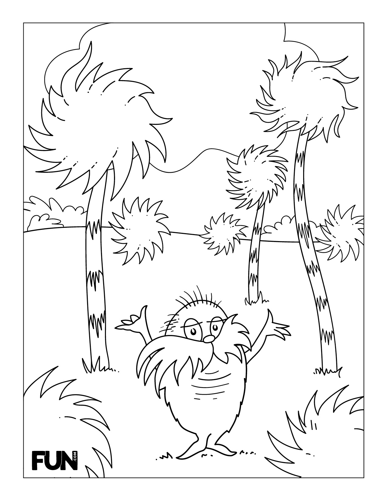 Dr. Seuss Activities And Printables - Fun Blog pertaining to Free Lorax Printables