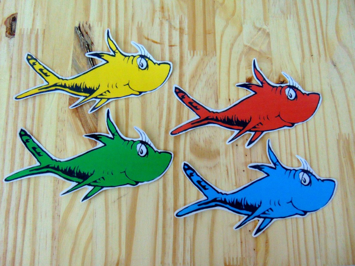 Dr. Seuss One Fish Two Fish Game With Printable Pieces - Jinxy Kids pertaining to One Fish Two Fish Free Printables