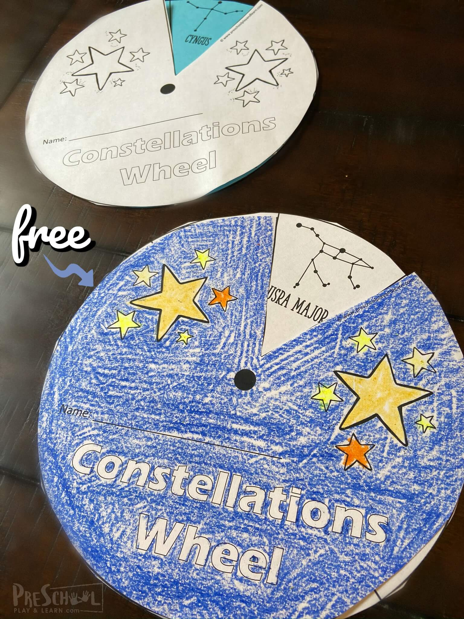 ⭐ Free Constellations For Kids Printable Wheel Pdf intended for Constellation Printables Free