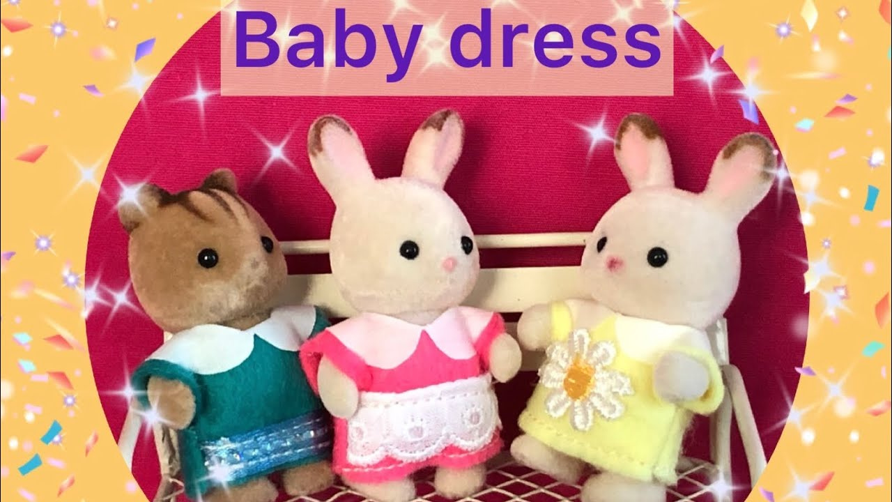 Easy And Simple Doll Clothes Sylvanian Families Free Pattern **Baby Dress With Collar intended for Free Printable Sylvanian Families Clothes Patterns
