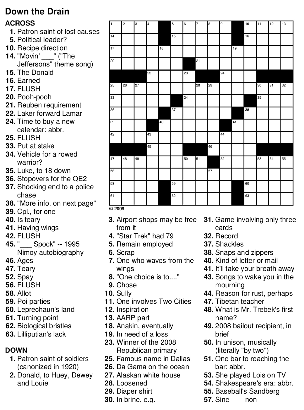 Easy Crossword Puzzles For Seniors | Activity Shelter - Worksheets with regard to Free Printable Crosswords For The Elderly