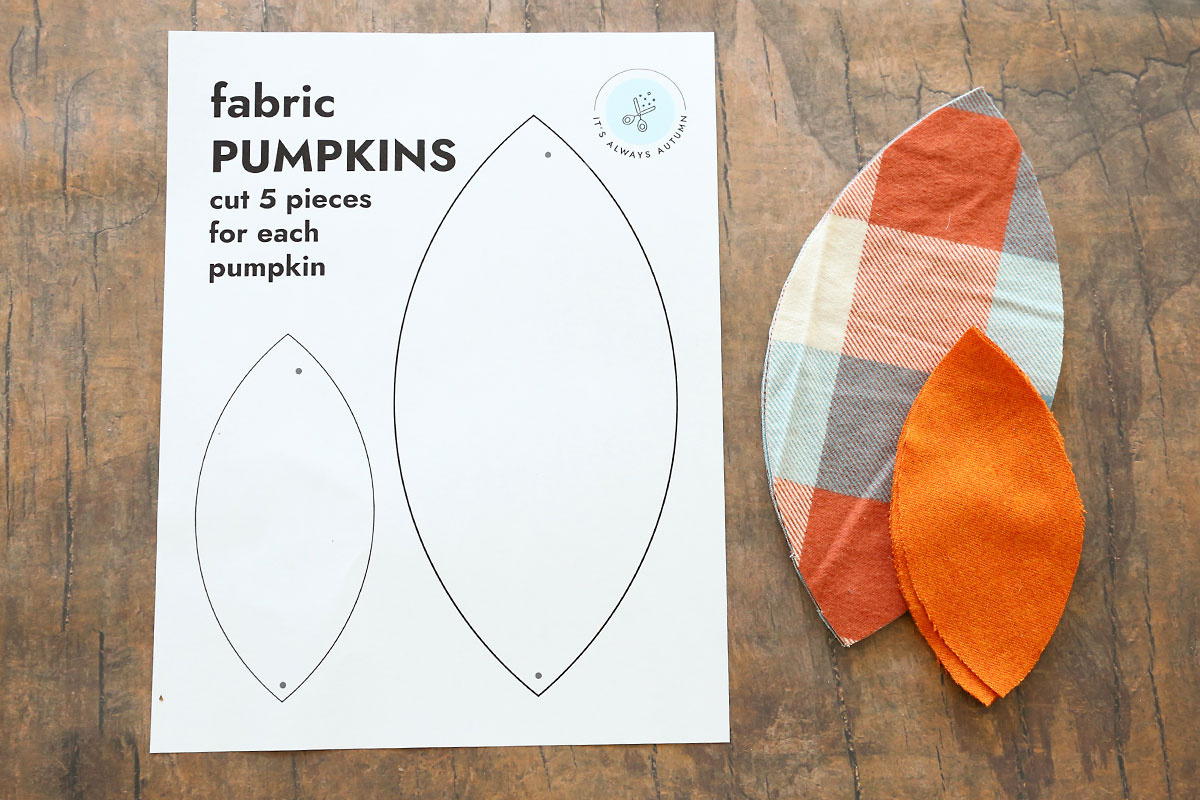 Easy Diy Fabric Pumpkins - It&amp;#039;S Always Autumn intended for Pumpkin Sewing Patterns Printable