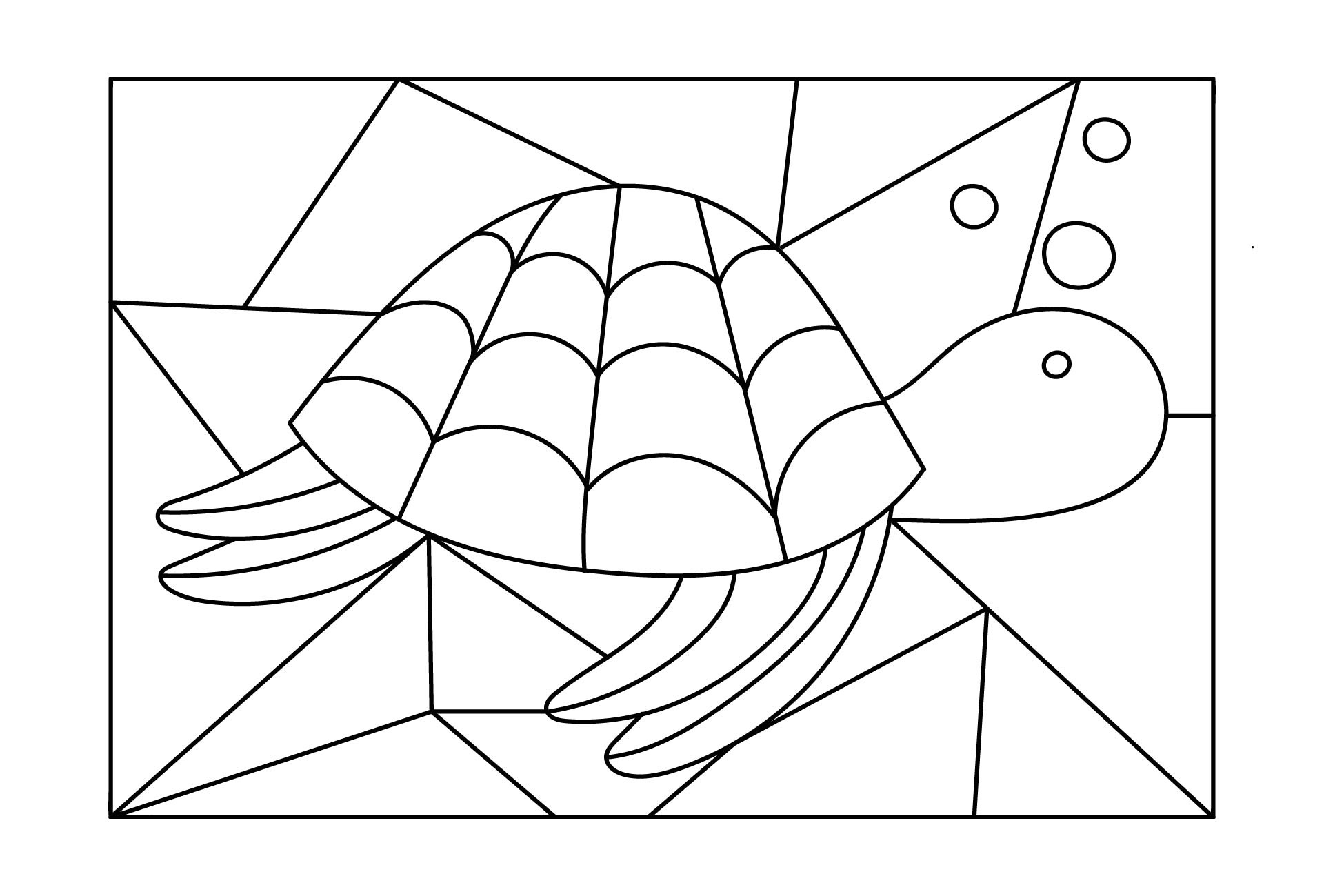 Easy Mosaic Patterns - 10 Free Pdf Printables | Printablee with regard to Paper Mosaic Patterns Printable