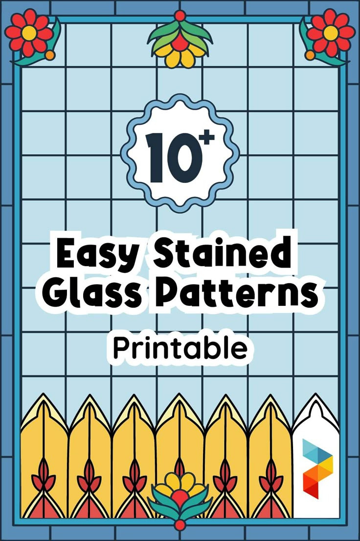 Easy Stained Glass Patterns Free - 10 Free Pdf Printables | Printablee pertaining to Free Printable Faux Stained Glass Patterns