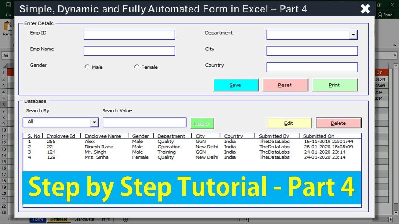 Easy-To-Follow: Create A Fully Automated Data Entry Userform Part with Free Userform Templates
