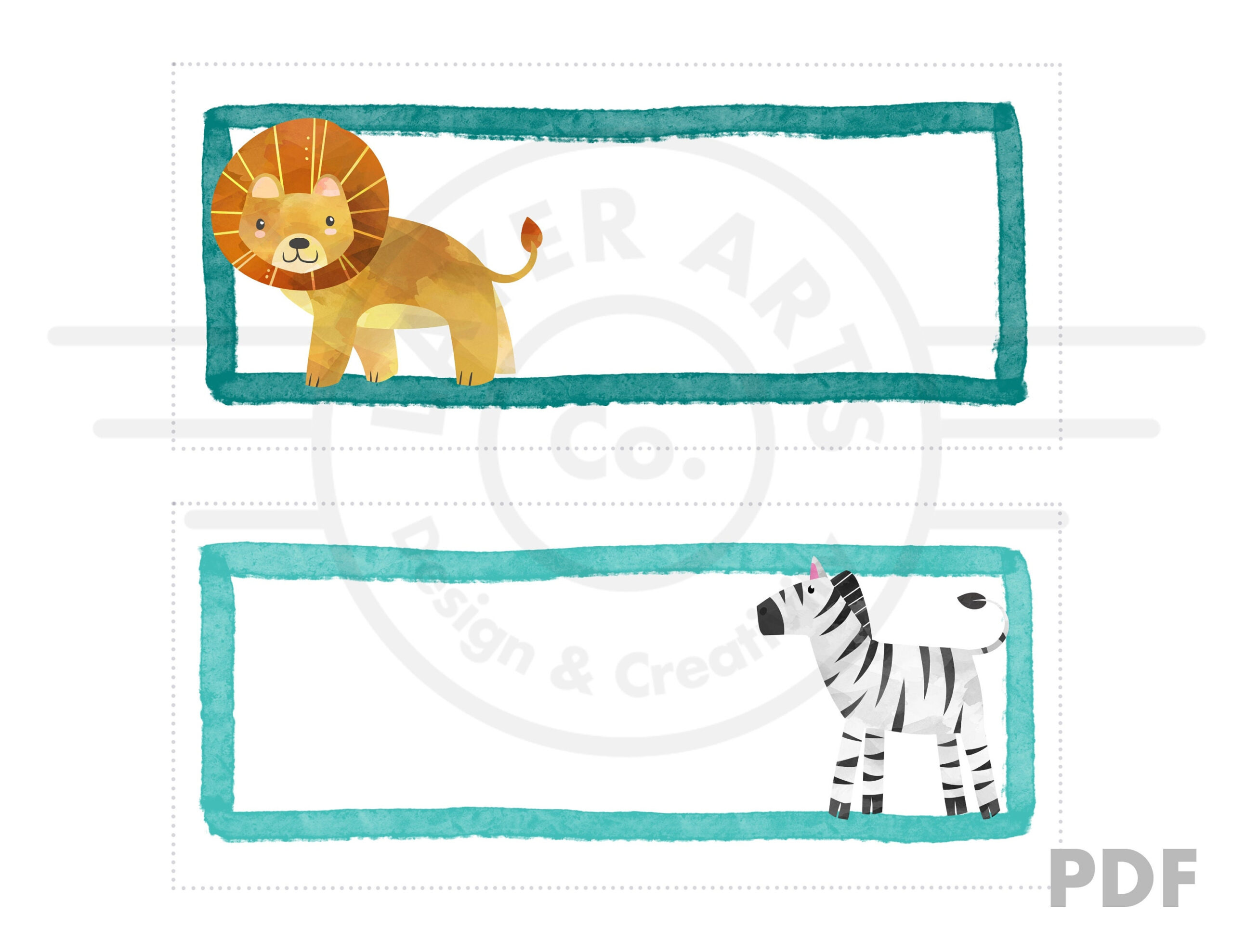 Editable Safari Animal Cubby Name Tags Label Themed Classroom inside Safari Name Tags Free Printable