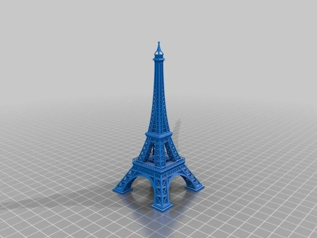 Eiffel Tower Von Michal Fanta | Kostenloses Stl-Modell for Free Eiffel Tower Printables