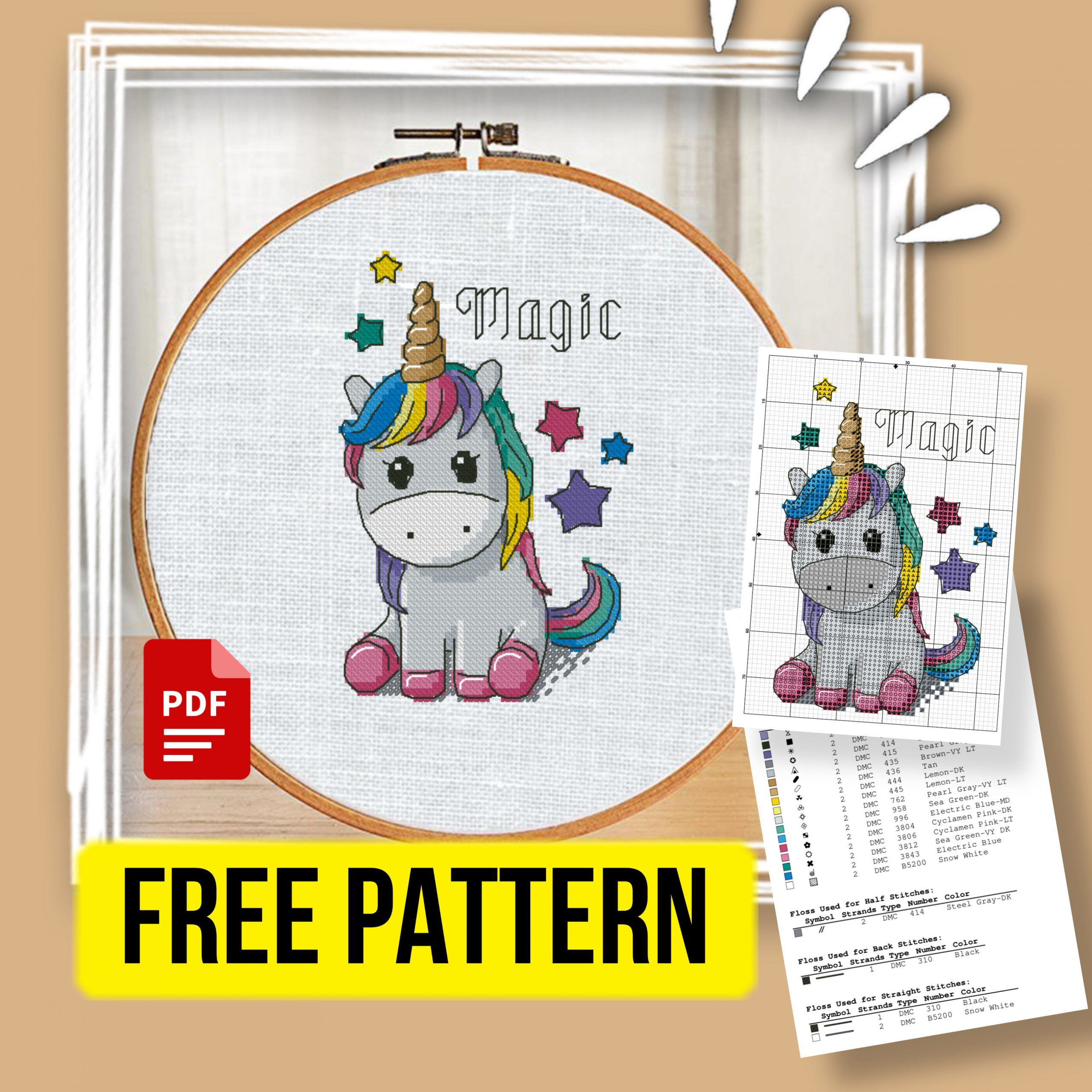 Einhörner,Fillys,Little Pony with regard to Free Printable Unicorn Cross Stitch Pattern