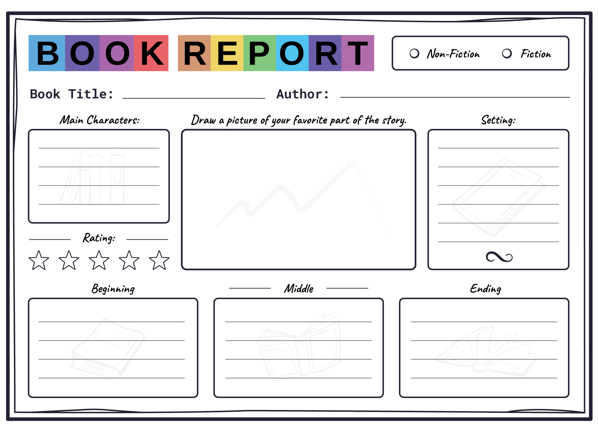 Elementary Book Report Free Google Docs Template - Gdoc.io throughout 3rd Grade Book Report Template Free