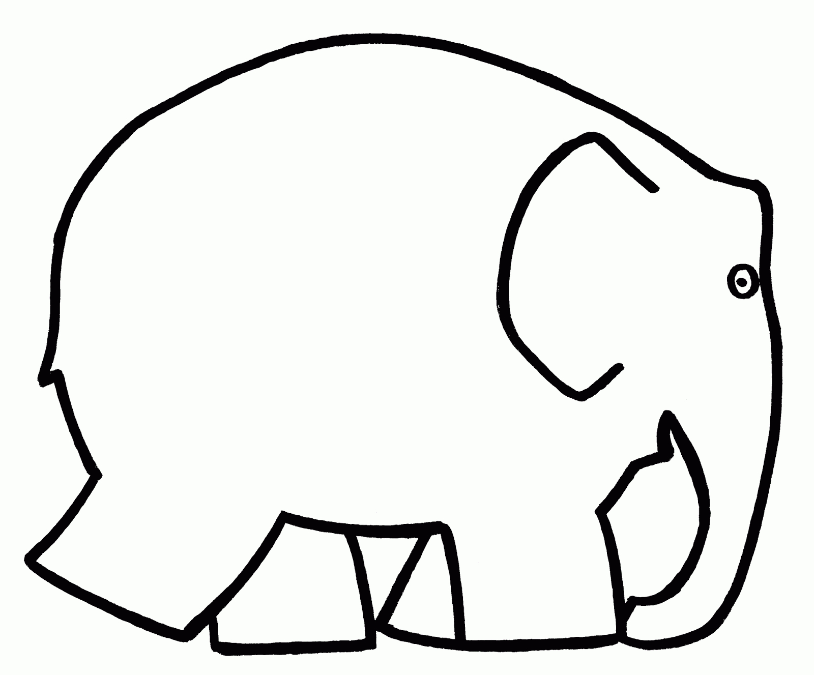 Elmer+Blank.gif (1600×1327) within Free Printable Elmer Elephant