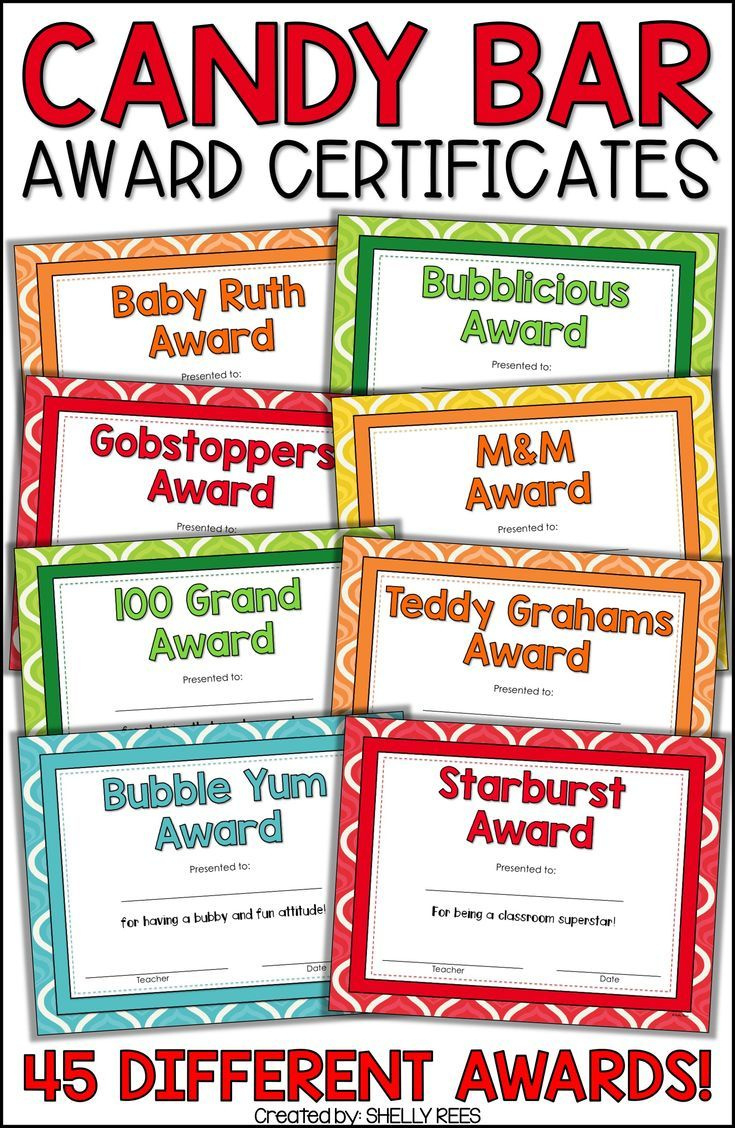 End Of The Year Awards Candy Bar Awards Editable Class Awards with Free Printable Candy Bar Awards For Students
