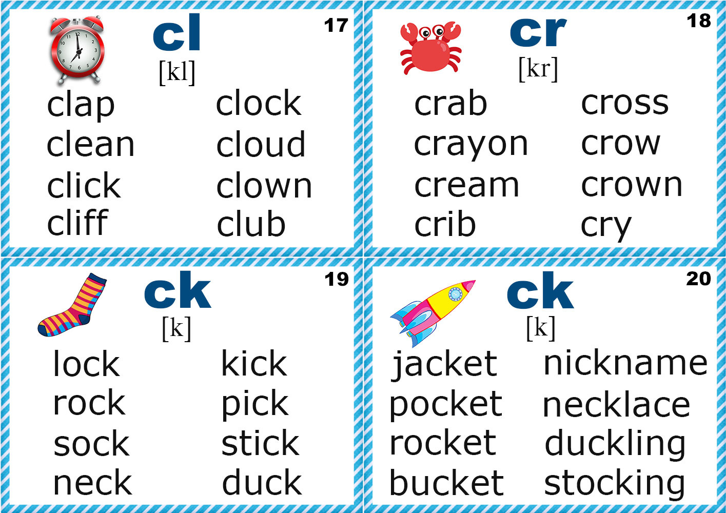 English For Kids Stepstep: Phonics Flashcards (Consonants Bb with Phonics Flashcards Free Printable