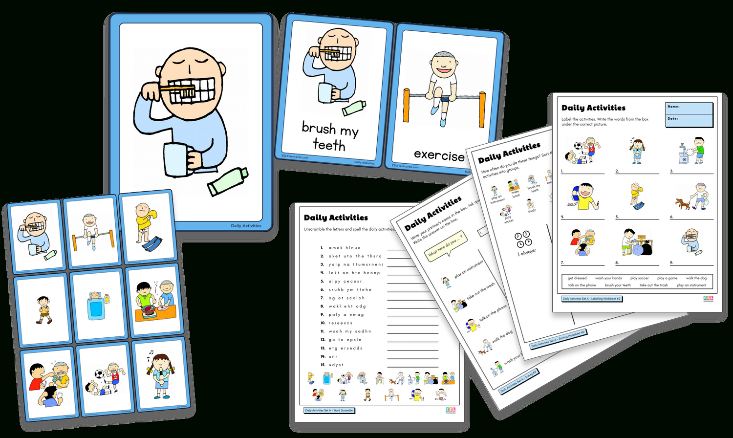 Esl Flashcards – Download Free Printable Flashcards! within Free Printable Esl Flashcards For Adults