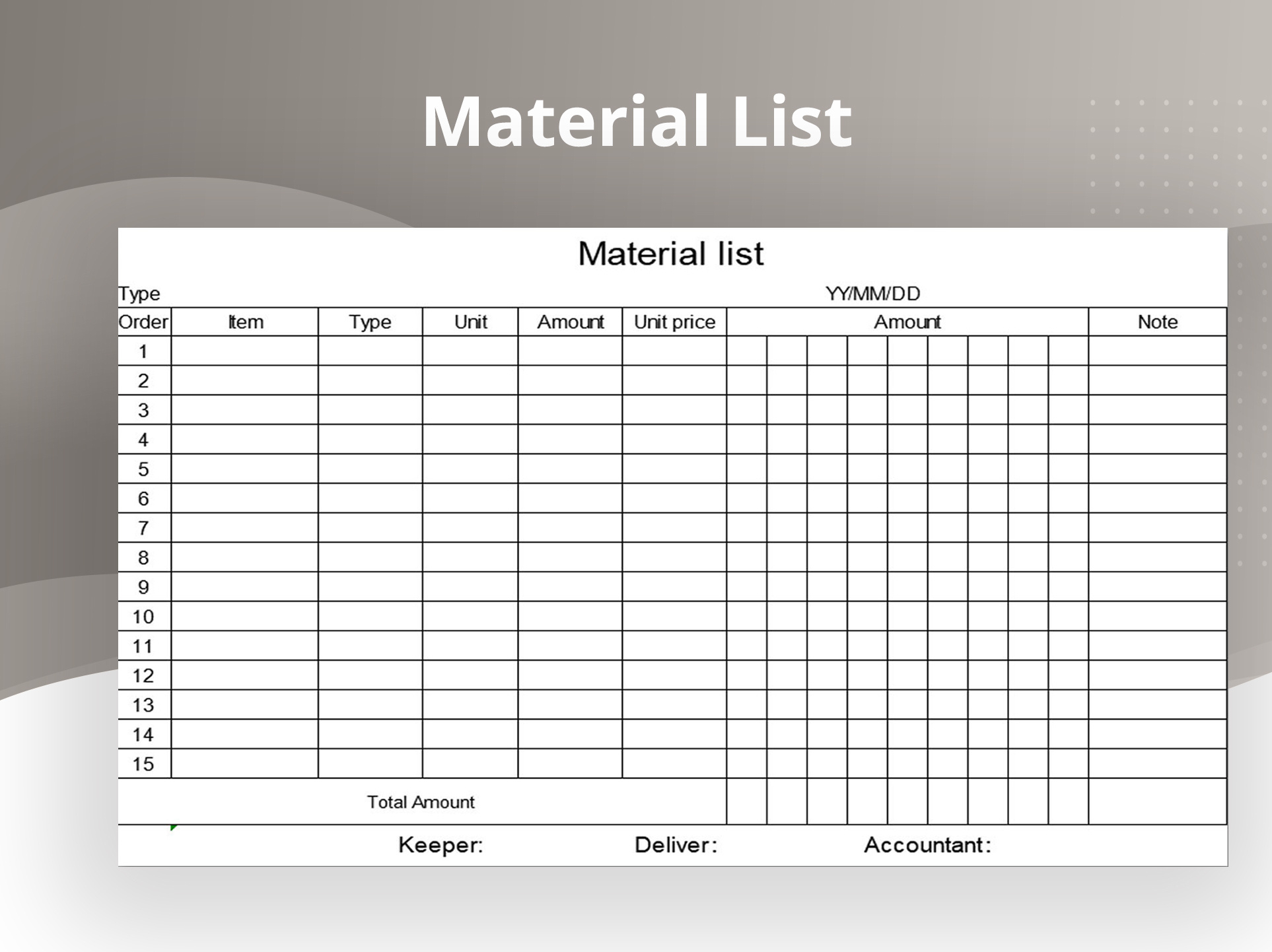 Excel Of Checklist Of Office Supplies.xlsx | Wps Free Templates throughout Free Office Supply List Template