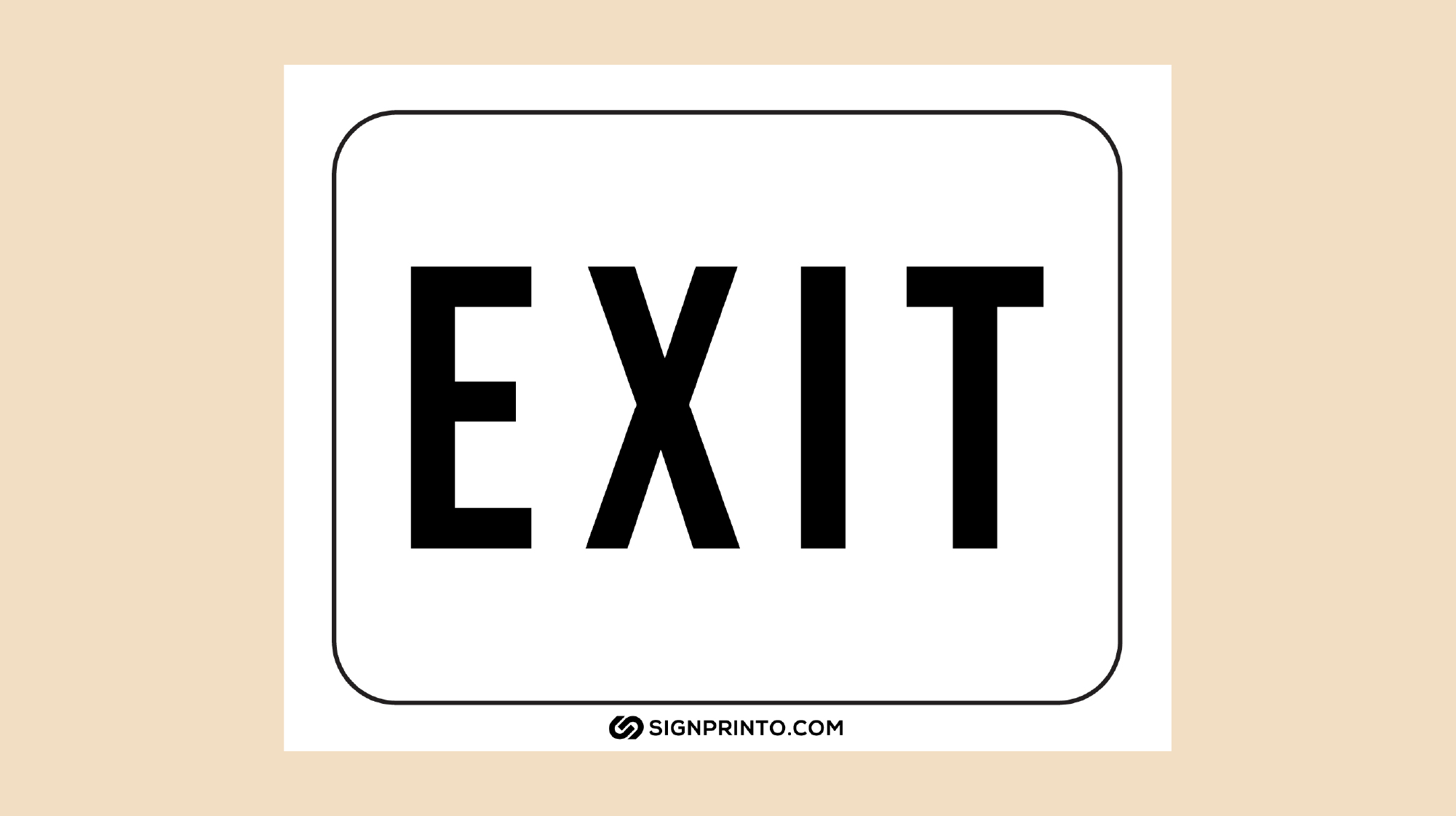 Exit Sign Free Printable Pdf in Exit Sign Printable Free